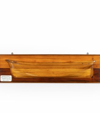 A fine half hull model of ‘Barque Peace’