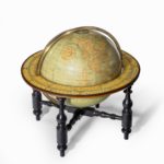 A 12 inch globe by W & AK Johnston, dated 1888 top
