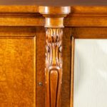 A large George IV plum pudding mahogany side cabinet details