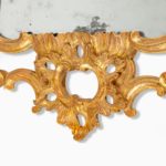 A Georgian Chippendale period gilt-wood mirror bottom