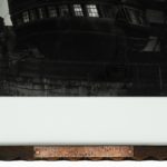 A fine gelatin print of the stern of HMS Victory