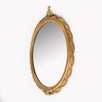Victorian gilt mirror, of oval form with a giltwood and gesso rope twist frame centred on a bust of Prince Albert. ‘Turner. Carver & Gilder Composition Ornament, Looking Glass & Picture Frame