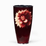 Mian Image for - A Showa period red gin-bari trumpet vase by Ando