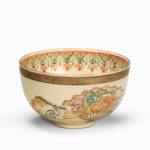 A small Satsuma earthenware bowl