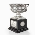 Her Majesty’s Vase: A horse racing trophy by John Samuel Hunt side