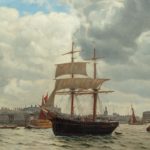 detail Frederick Winkfield: ‘Top of the Tide’ off Greenwich close up
