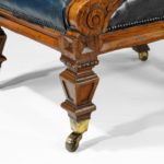 Armchair made of timbers from Trafalgar battleship H.M.S. Temeraire detail leg