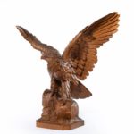 Fine ‘Black Forest’ Walnut Eagle - front