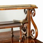 A pair of George IV rosewood side cabinets by Gillows