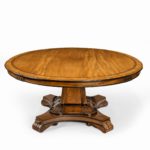 A George IV ebony-inlaid mahogany tilt-top centre table main image
