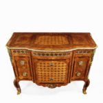 A French kingwood marquetery commode top