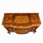 A French kingwood marquetery commode top