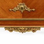 French marble topped kingwood commode bottom