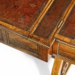 Regency period rosewood sofa games table attributed to Gillows of Lancaster details
