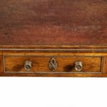 Regency period rosewood sofa games table attributed to Gillows of Lancaster front drawer