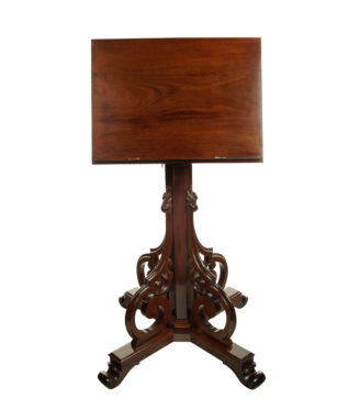 A large mahogany lectern by Vabsley of Plymouth,