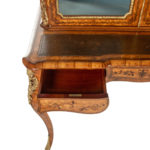A William IV satinwood display cabinet attributed to Edward Holmes Baldock