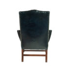 A generous George III wing arm chair back