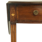 A George III mahogany Pembroke table details