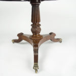 A Regency mahogany centre table attributed to Gillows trunk