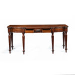 A Regency mahogany serving table attributed to Gillows