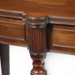 A Regency mahogany serving table attributed to Gillows detail