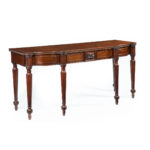 Regency mahogany serving table attributed to Gillows