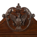 A large and impressive George IV mahogany serving table detail