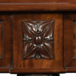 A large and impressive George IV mahogany serving table detail close up