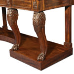 impressive George IV mahogany serving table details