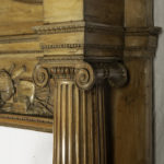 A George III carved pine chimneypiece from The Marine Society by Tousey, 1775