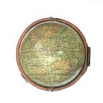 Pair of George III 3 inch pocket globes by J & W Cary