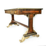 An outstanding and important Regency writing table by William Jamar