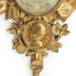 A Wellington commemorative barometer retailed by Wehrle and Steuert details