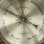 A Victorian anchor and rope barometer by Gray and Keen, Liverpool face
