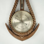 A Victorian anchor and rope barometer by Gray and Keen