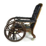 A patented mechanical campaign wheelchair by Chapman