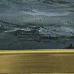 Montague Dawson oil on canvas Under Spinnaker signature