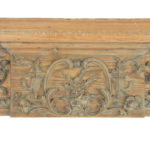A carved fire surround from Sir Winston Churchill's drawing room details