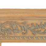 A carved fire surround from Sir Winston Churchill's drawing room detail corners