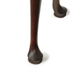 A George I walnut card table legs