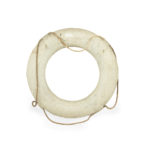 An original life ring from the America’s Cup yacht ‘Shamrock’, Royal Ulster Yacht Club,