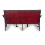 A fine pair of large late Victorian mahogany eagle sofa back