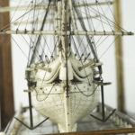 A Napoleonic era bone prisoner of war model of the 40-gun frigate ‘Creolian’ Side