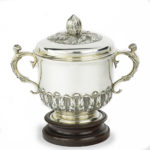A silver racing trophy from the Mudhook Yacht Club, by Sorley, Glasgow
