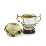 A silver racing trophy from the Mudhook Yacht Club, by Sorley, Glasgow Lid