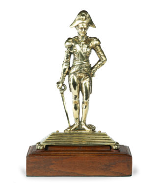 An Admiral Lord Nelson commemorative solid brass doorstop main image