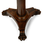 A William IV circular occasional tilt-top table back base