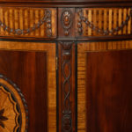 A pair of Edwardian mahogany commodes details