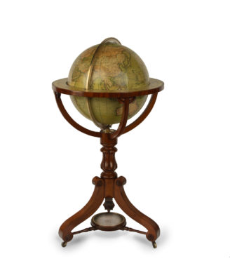 A Cary’s 15 inch terrestrial globe, 1849